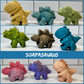 Soapasaurus Soap Set – Set of 3 Dinosaur Shaped Soaps