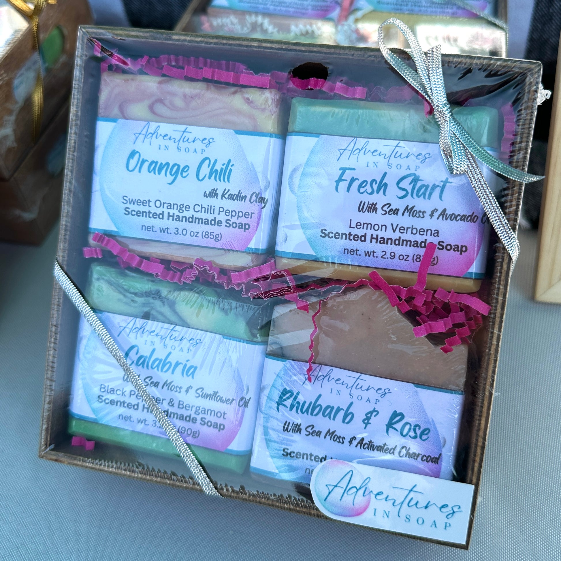 Gift Set of 4 soaps. Coconut Free. Nut Free