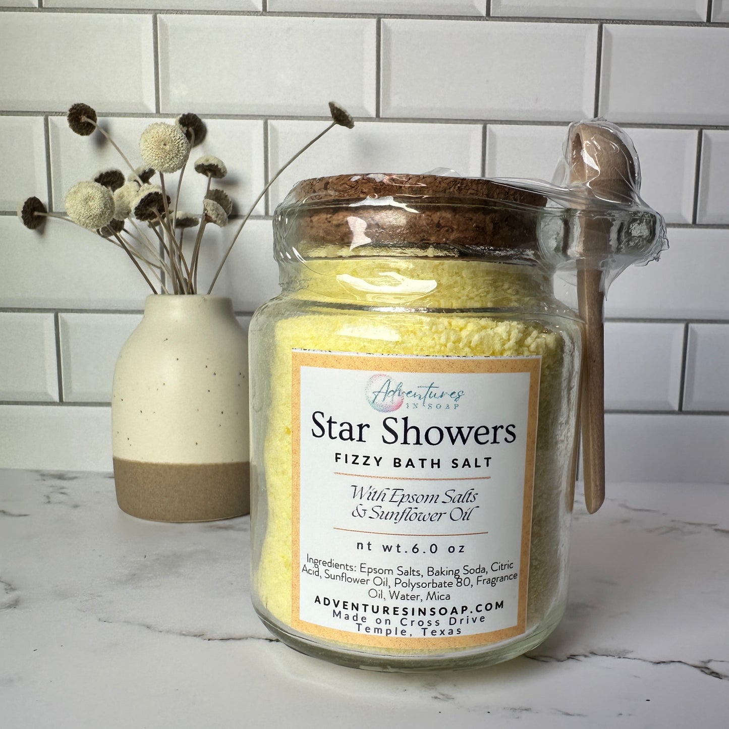 Fizzy Bath Salts - Star Showers 6.0