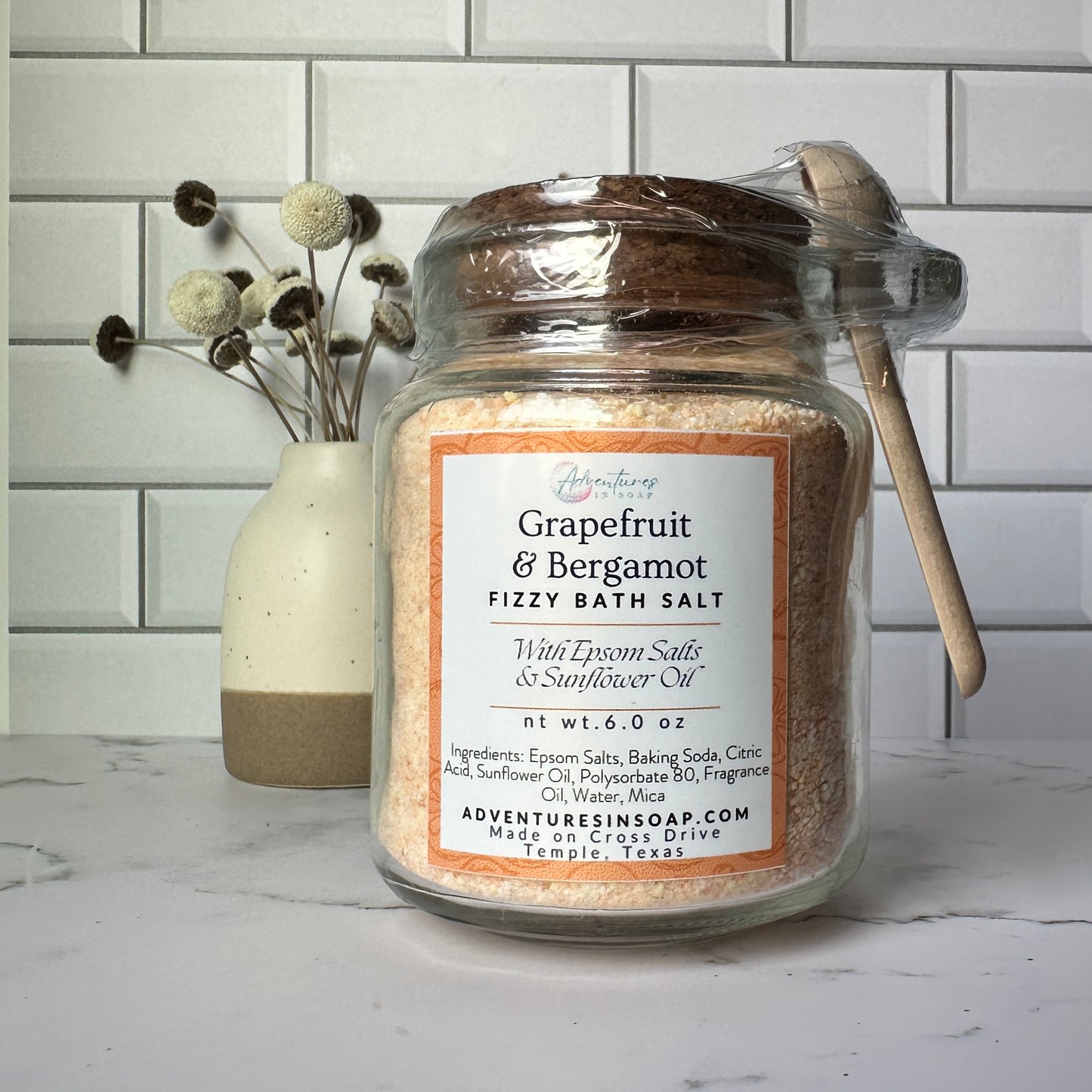 Grapefruit & Bergamot - Fizzy Bath Salts