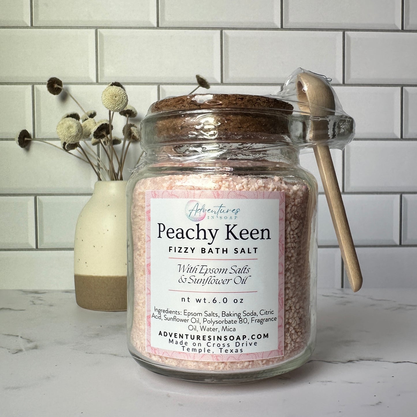 Fizzy Bath Salts - Peachy Keen 6.0